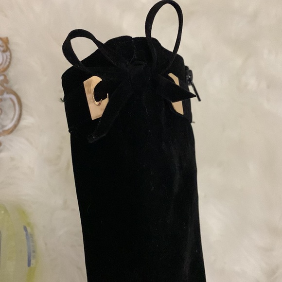 ❌SOLD❌ Velvet Knee-High Boot - Black - Size 7.5 - Picture 7 of 8
